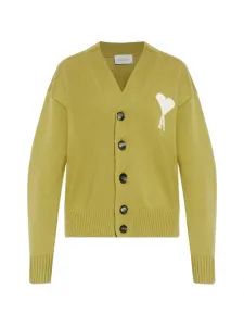 Кардиган Ami de Coeur Ami Paris, зеленый