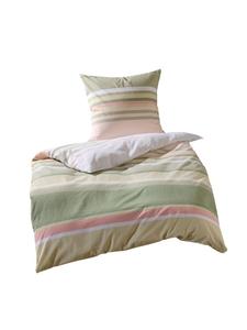 Постельное белье Traumschlaf Streifen, зеленый