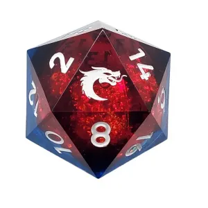 35мм d20 - Ярость космической туманности, Liquid Infused Dice