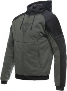 Защитная мотоциклетная толстовка на молнии Dainese daemon-x, Dark Green/Black