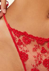 Стринги ENCHANTEE Etam, красный