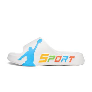 NANJIREN Скользостойкие амортизирующие шлепанцы для мужчин с защитой от истирания белые, цвет White