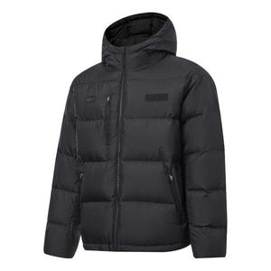 Куртка Пуховик с капюшоном с логотипом way of wade Li-Ning, черный