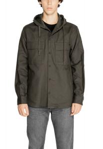 Рубашка Antony Morato с капюшоном, зеленый