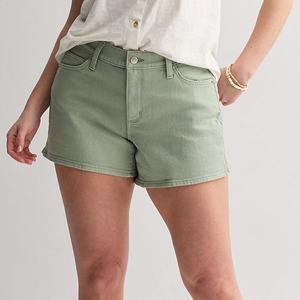 Женские джинсовые шорты mid rise curvy Sonoma Goods For Life, Madri Green