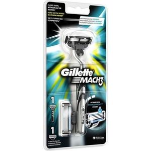 Держатель для бритья Gillette Mach 3 + 2 лезвия для бритвы