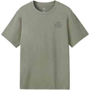 Футболка унисекс CAMEL, серо-зеленая