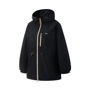 Фитнес куртка тренч женская LINING, черный