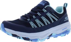Женские ботинки Skechers Go Run Trail Altitude с высокой подошвой, Navy/Aqua