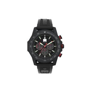 TIMEX Часы Wrist Watch Quartz Movement PU Strap Black Dial Men's Watch, Black