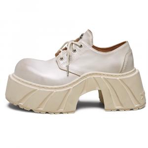 SMFK Повседневные однотонные туфли женские Snow Mountain White