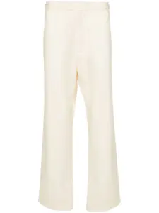 Прямые брюки с логотипом MONCLER, нейтральный