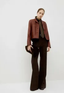 Куртка из искусственной кожи Mango, Orange