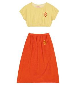 Комплект из футболки и юбки Horsefly The Animals Observatory, Yellow + Red