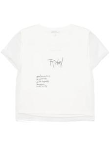 Patrizia Pepe многослойная футболка, белый