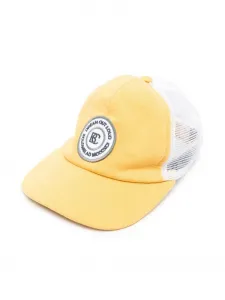 Бейсболка с нашивкой-логотипом Brunello Cucinelli Kids, желтый