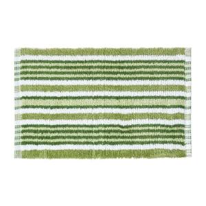 Коврик для ванной Homescapes gestreift, 40x1x60 см цвет grün weiss gestreift