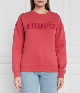 Толстовка женская Aeronautica Militare с надписью, розовый