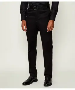 Брюки-Чинос Genar253 Slim fit Hugo, черный