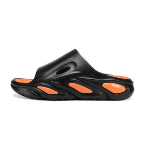 CAMOSI Слайдеры унисекс матча зеленый/белый синий/черный оранжевый/бежевый коричневый - черный оранжевый, цвет Black Orange