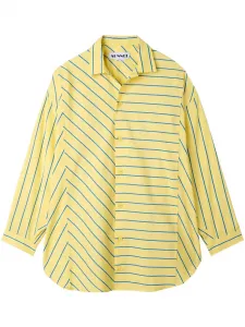 Рубашка в полоску Sunnei, желтый