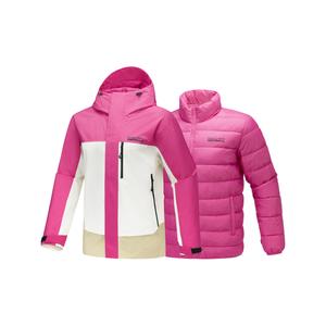 Skechers Горный ветрозащитный куртка унисекс, Fuchsia Rose-01AC