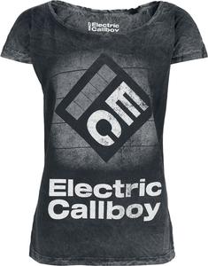 Футболка Electric Callboy Square Logo, серый