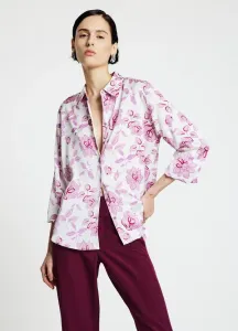 Цветы на рубашке Calliope, Var Bianco Lana