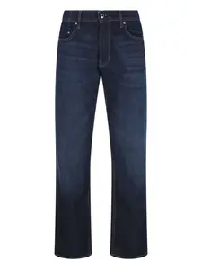 Джинсы прямого кроя с нашивкой-логотипом G-Star RAW, синий