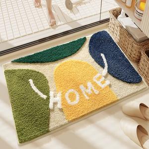 Dajiang Ковер 50х80 см из ПВХ для ванной комнаты, набор из 2 шт, разноцветный