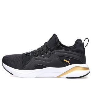 Кроссовки softride rift breeze 'black team gold' Puma, черный