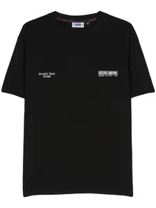 Футболка Do Not Talk To Me GCDS, черный