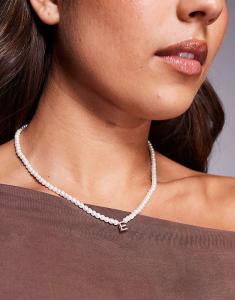 Жемчужное ожерелье с инициалом «E» из золота Aldo