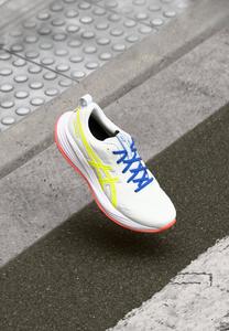 Кроссовки ASICS GEL CUMULUS 27 ATC, White/Safety Yellow/White