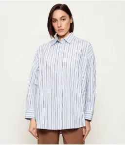 Футболка WKDAMOUR oversize fit Weekend Maxmara, небесно-голубой