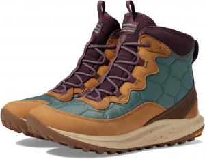 Женские зимние водонепроницаемые ботинки Merrell Antora 3 Thermo Mid с молнией, Forest