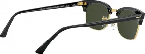 Солнцезащитные очки Ray-Ban Rb3916 Clubmaster Square, Black/G-15 Green
