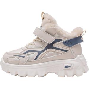 Высокие детские кроссовки для бега WARRIOR, бежевый