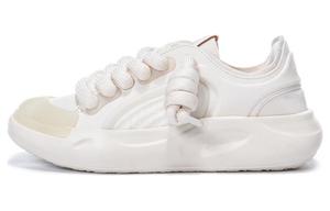 Женские противоскользящие амортизирующие низкие кеды для скейтбординга Erke серо-белые, цвет Eggnog Gray/Microcrystal White