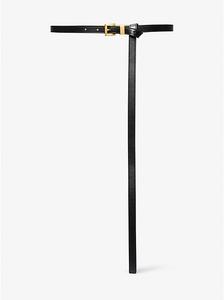 Кожаный ремень для брюк Michael Kors, черный