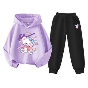 Повседневная спортивная одежда для детей WARRIOR, светло-фиолетовый/черный