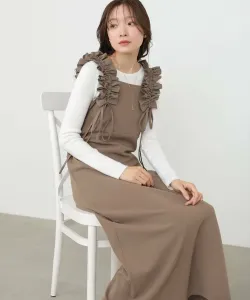 Платье с присборенными плечами