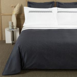 Пододеяльник Frette Rays из хлопкового сатина 230x230, синий