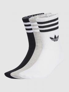 Носки adidas Originals 3S Crew S 3P Socks, white/mgreyh/black