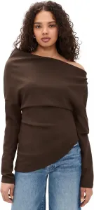 Line & Dot Women's Coen Draped Asymmetrical Top