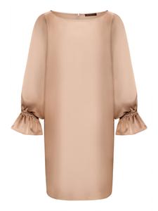 Платье миди с длинными рукавами цвета макиато Betty Barclay