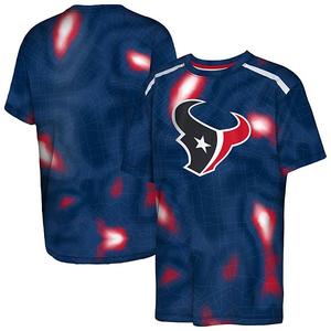 Футболка Youth navy Houston Texans End Zone Dri-Tek Outerstuff