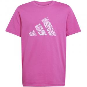 Футболка с принтом животных для детей Adidas, цвет selufu