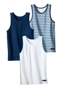 Майка H.I.S, цвет Blue/White