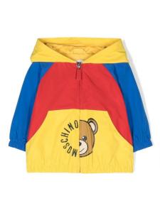 Moschino Kids куртка Teddy Bear с капюшоном, красный